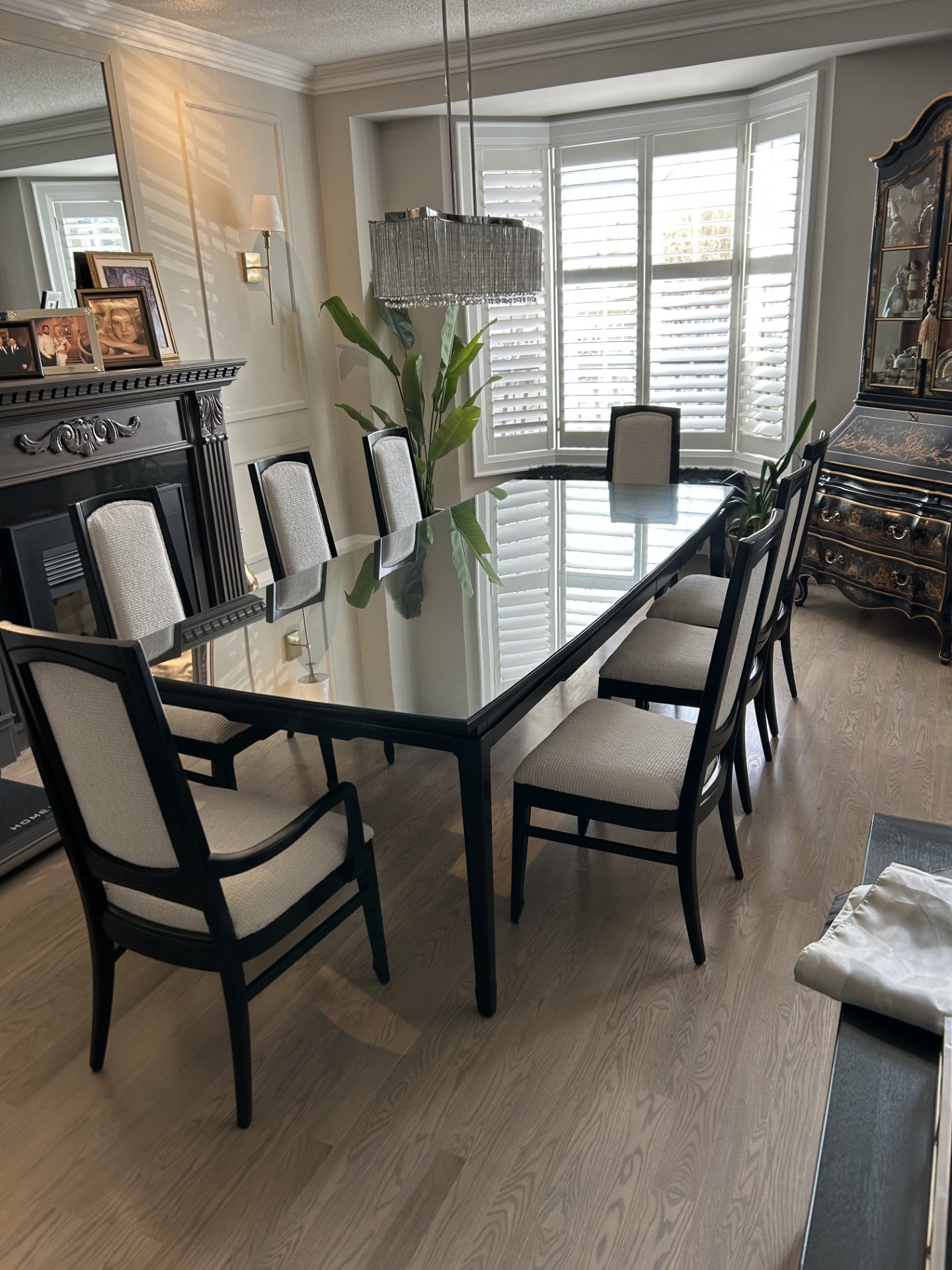 Antique wooden chairs restored and refinished